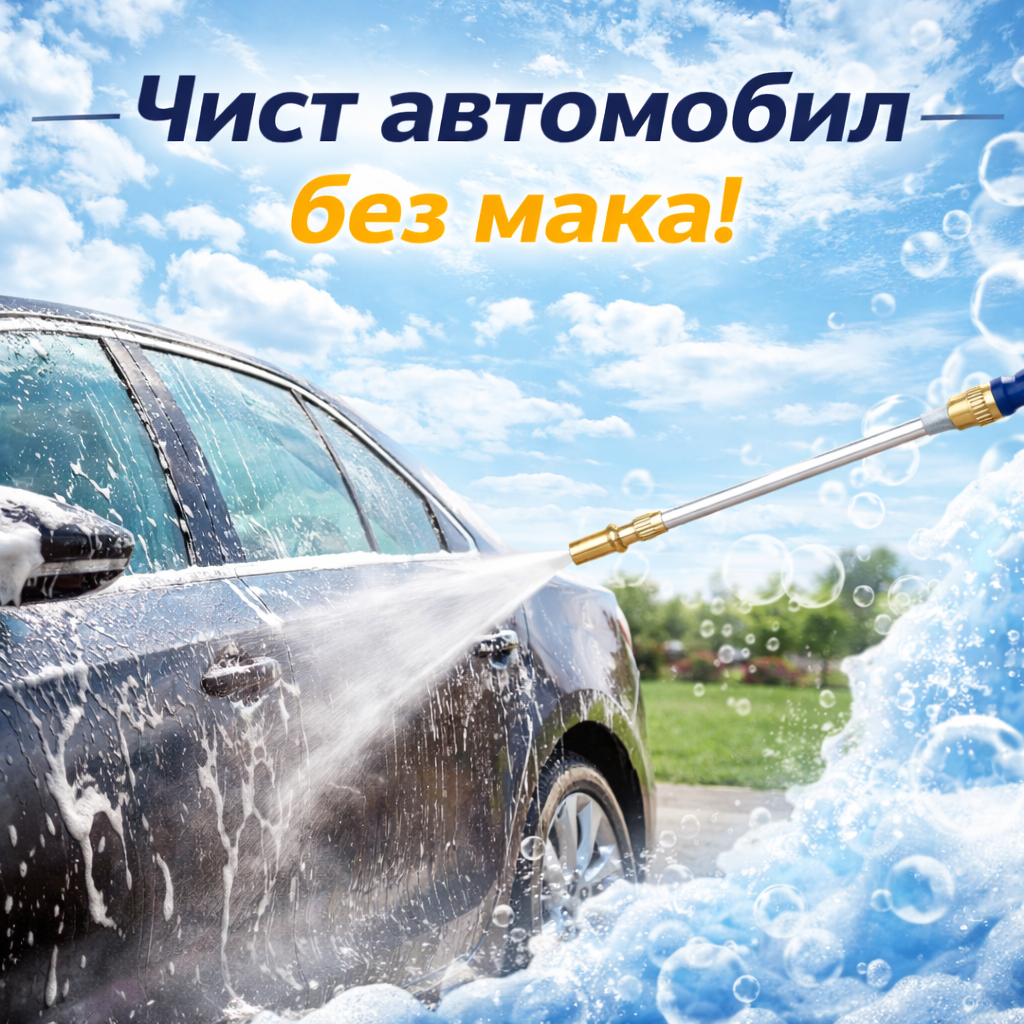 WaterJet наставка – претвора обично црево во моќен млаз за чистење